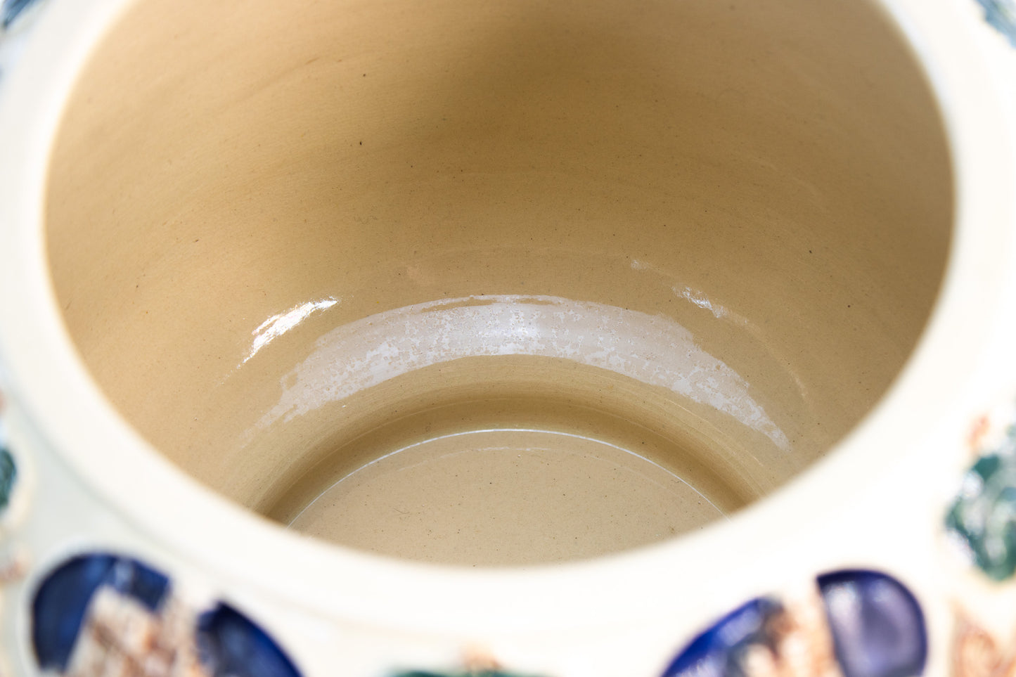 Vintage German Castle Punch Bowl Set | Old World Stoneware | Made in Germany