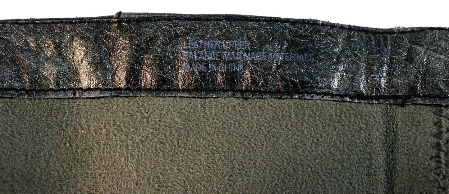 π₯ "BORN" Brand Black Leather Tall Boots β Sleek Heels (Size US 8.5 )