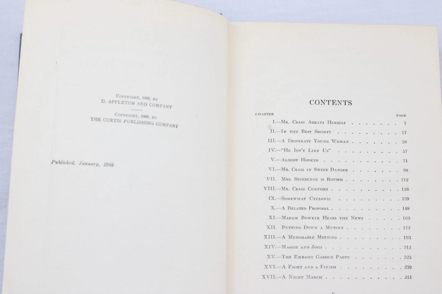 "The Fashionable Adventures of Joshua Craig" D.G.Phillips - 1909 hardcover book