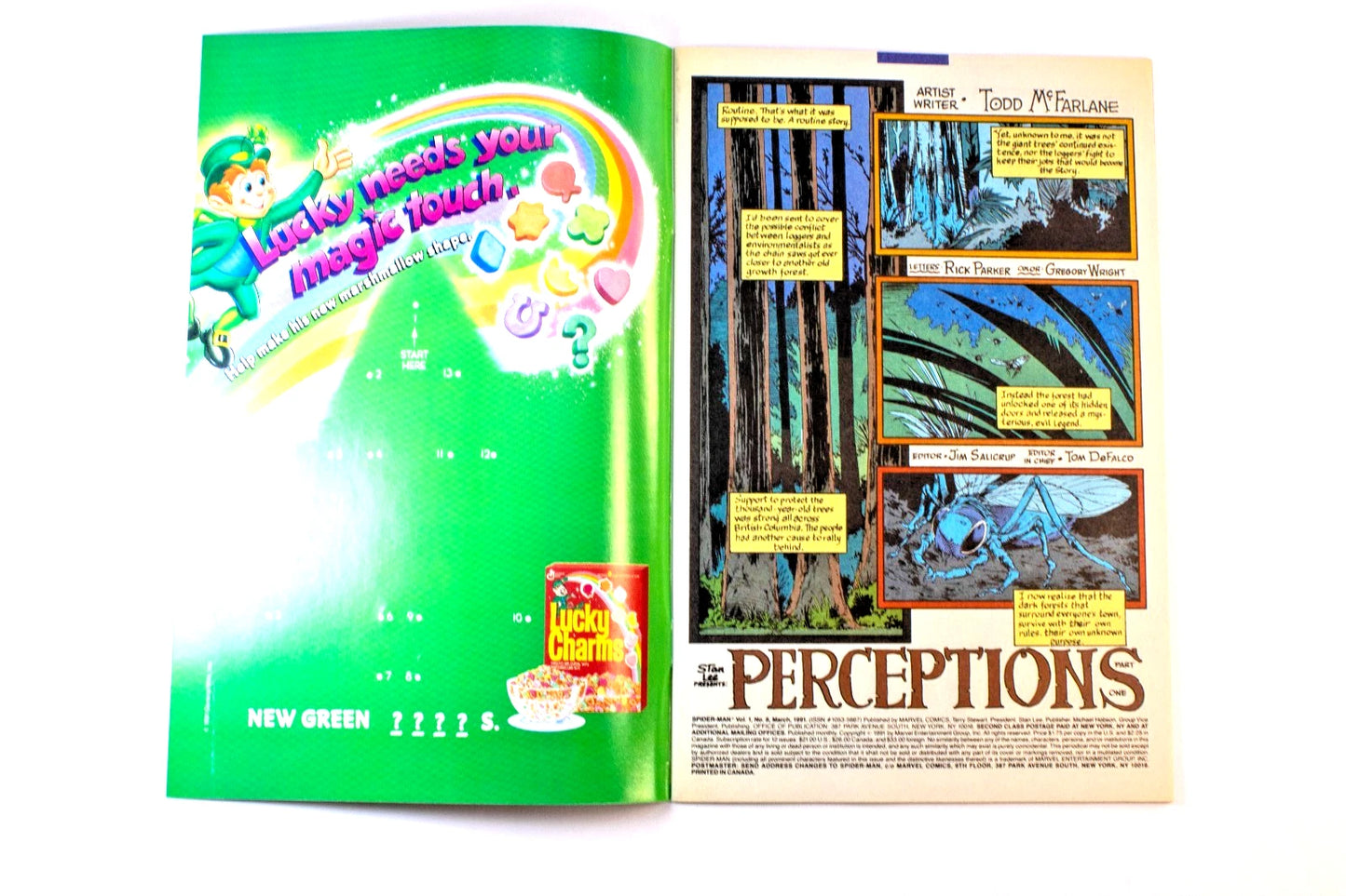 🕷️ Vintage Marvel Comic Book – Spider-Man Vol. 1 #8 – Perceptions Part 1 of 5