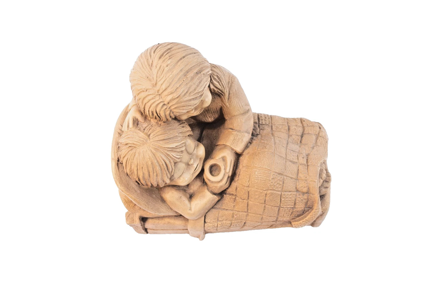 🌼 Vintage Fanny Kins “Gettin’ All Better” Figurine – 1970s Resin Child in Bed