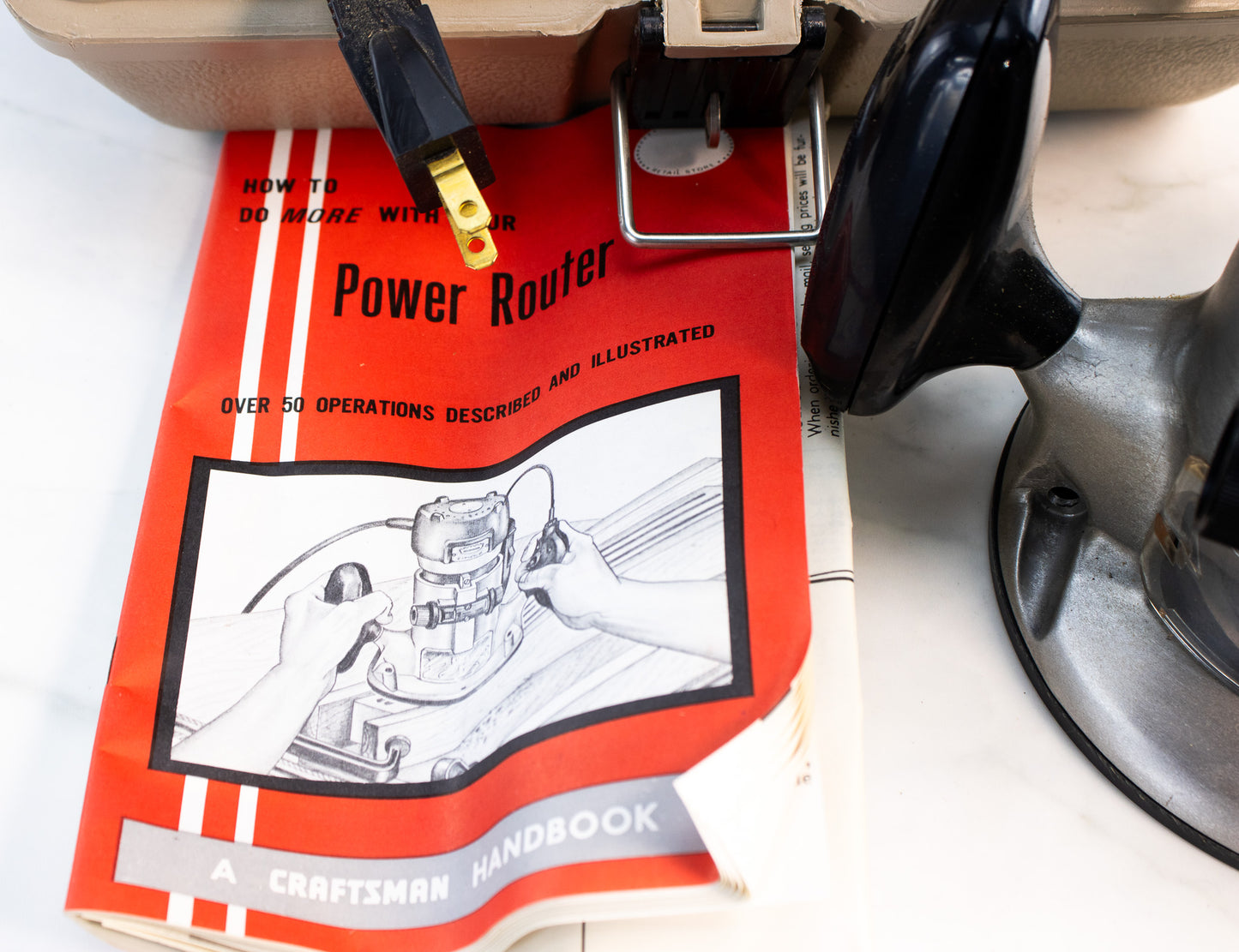 Vintage Craftsman Router Commercial 31517370 USA w Case Manual