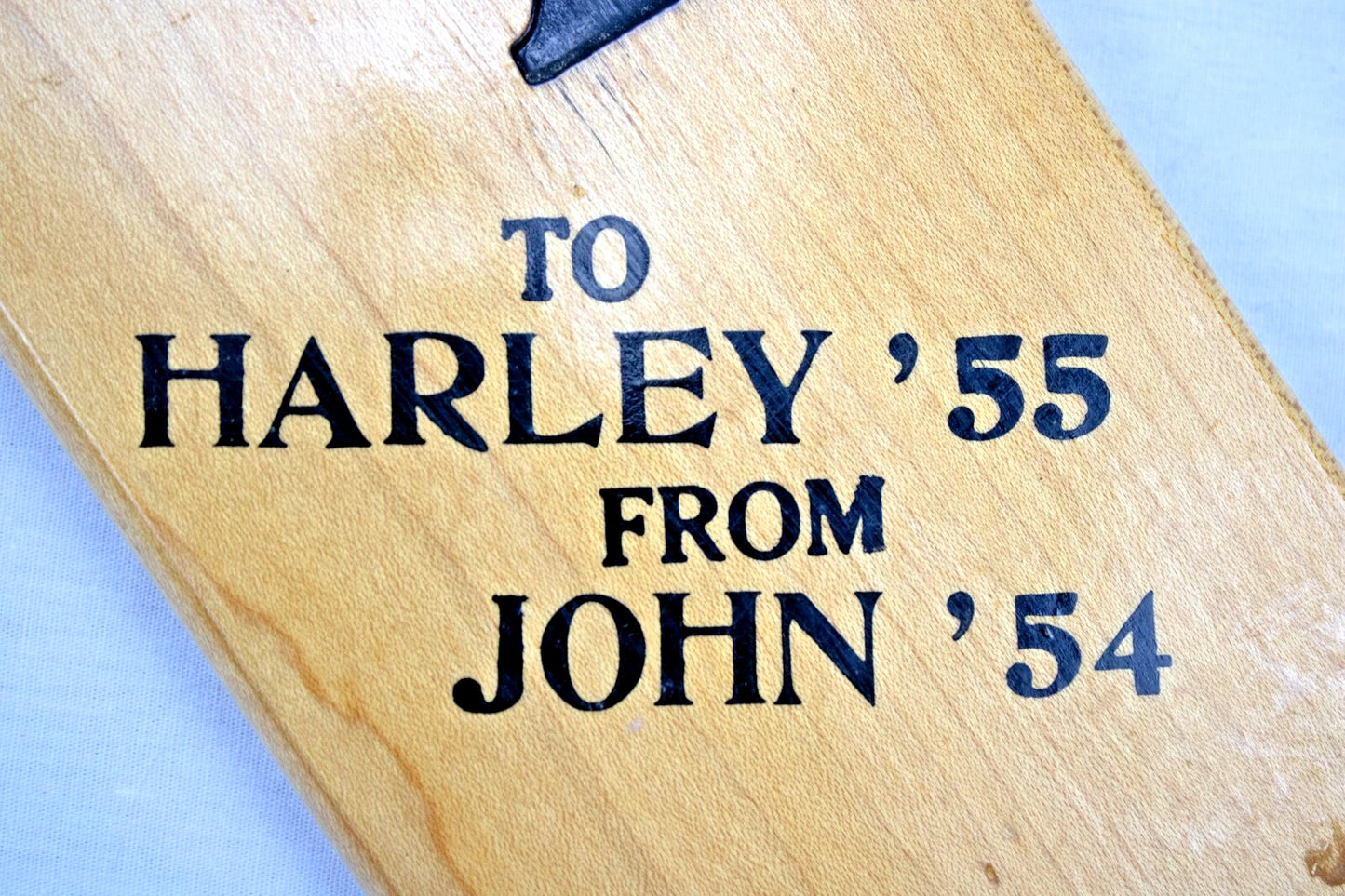 1950s Phi Kappa Tau Fraternity Paddle – Greek Life Memorabilia – Wood Wall Decor