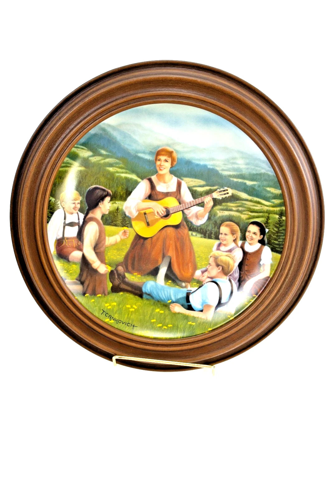 Vintage Knowles Sound of Music Plate Set – 5 Plates by T. Crnkovich – 1980s