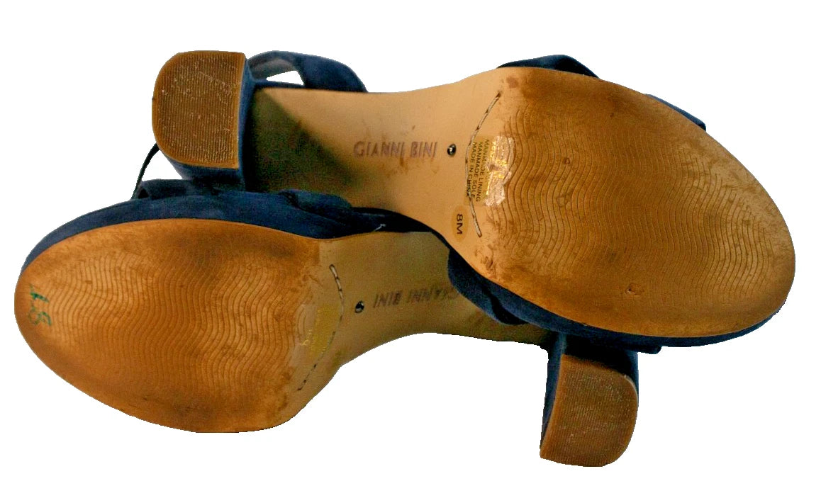 💙 Step Up in Navy – Gianni Bini Block Heel Sandals - 8M💙