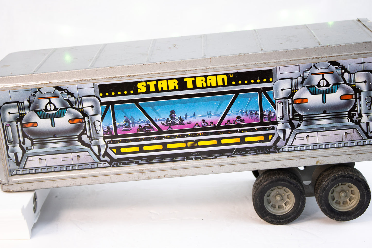 Vintage ERtl Star Tran™ Sci-Fi Trailer – 1970s Futuristic Tin Toy