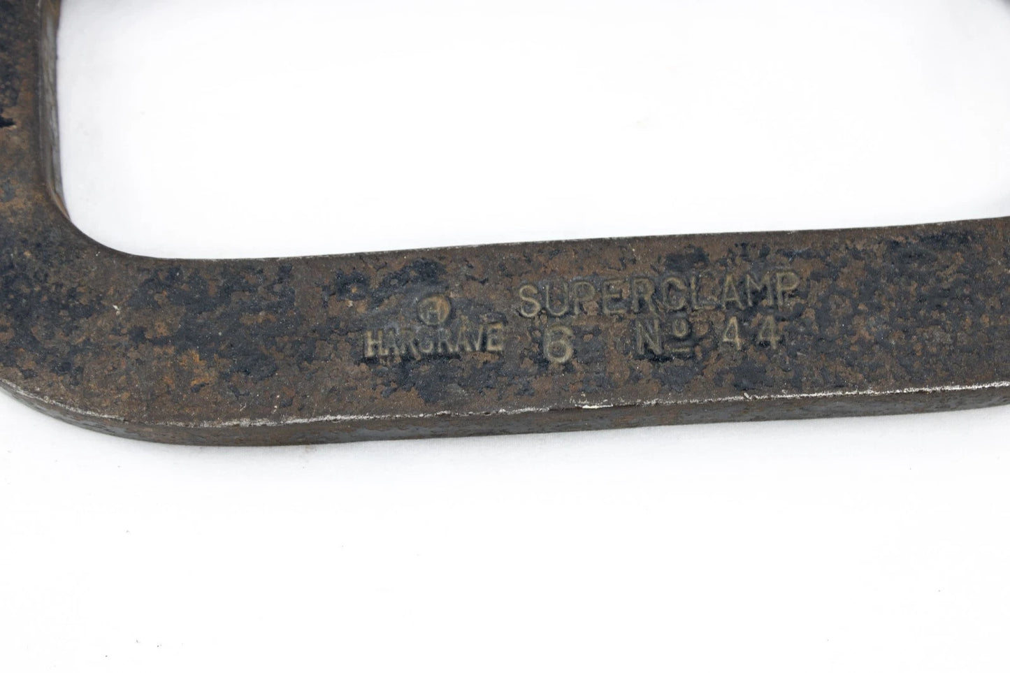 Vintage Hargrave 6" C Clamp & Trimo 10" Pipe Wrench USA Iron Tool Set Rust Patin