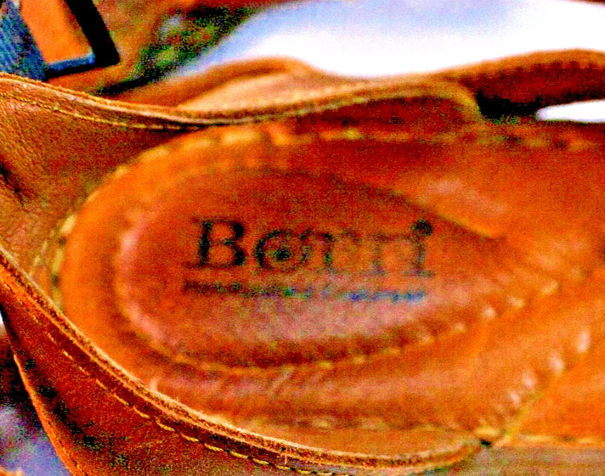 Born Women’s Size 8 EU 39 Brown Leather Strappy Sandals