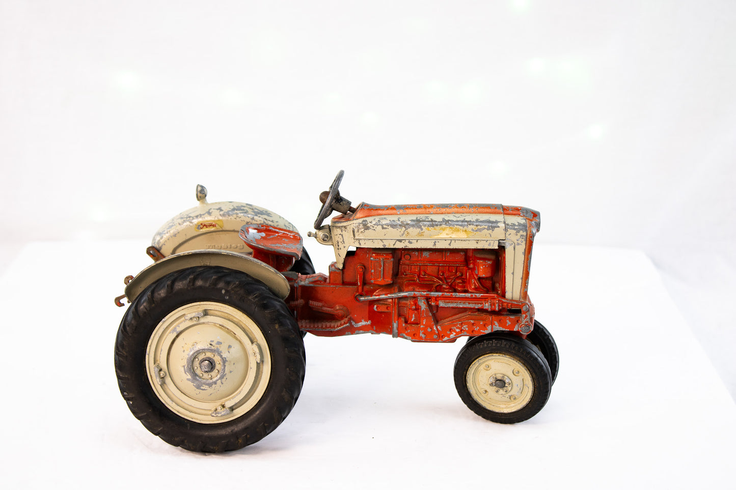 Vintage Hubley Cast Iron Ford Tractor Toy | 1940s Farm Collectible