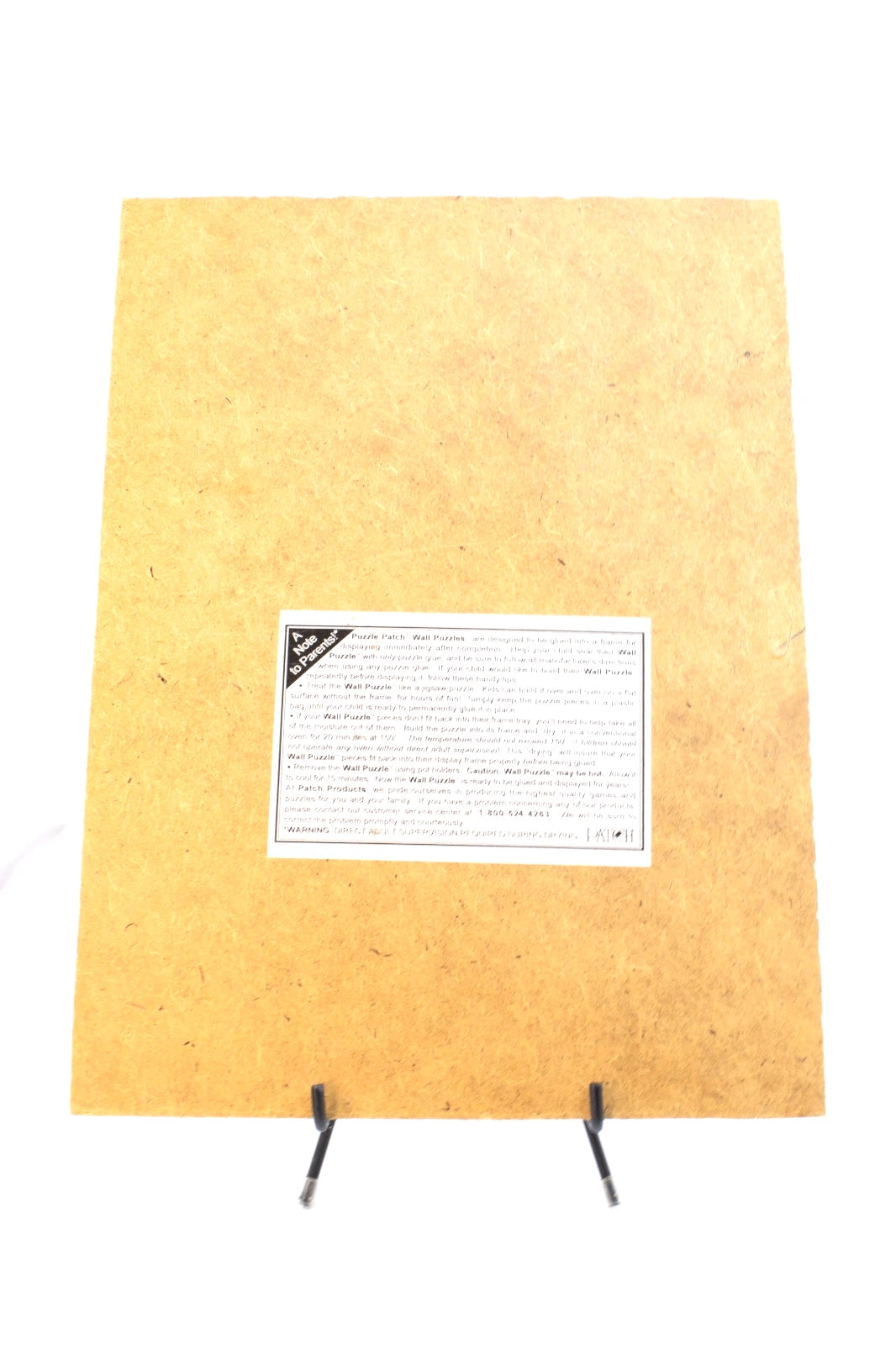 “Puppy Love & Patriotism” — 1980s PATCH PRODUCTS Wall Puzzle — Framed Americana