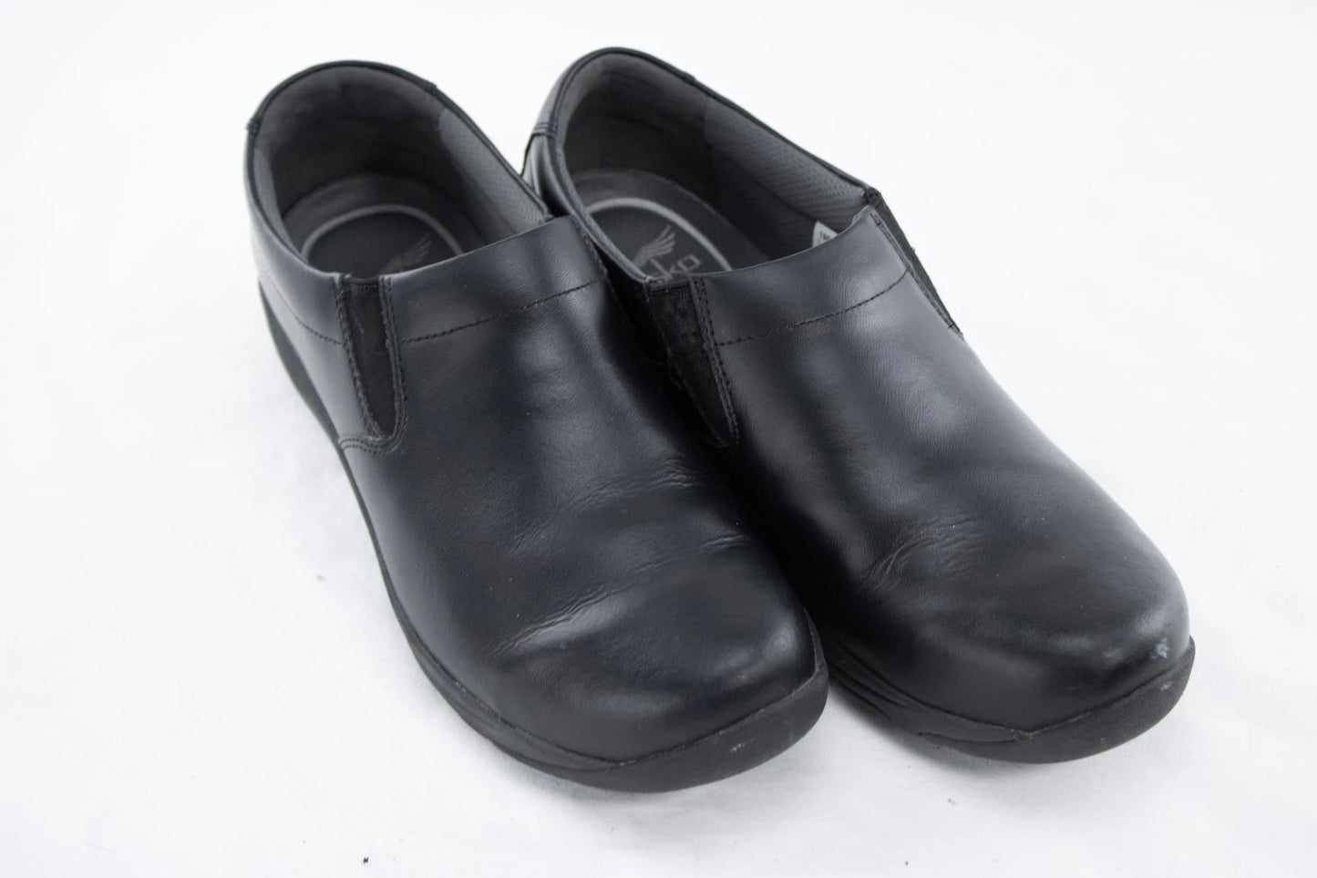 Dansko XP 2.0 Black Leather Slip-On Clogs | Size EU 41 US 10.5-11 | Comfort Work