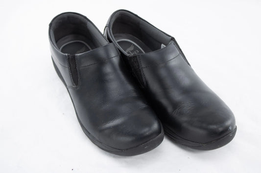 Dansko XP 2.0 Black Leather Slip-On Clogs | Size EU 41 US 10.5-11 | Comfort Work