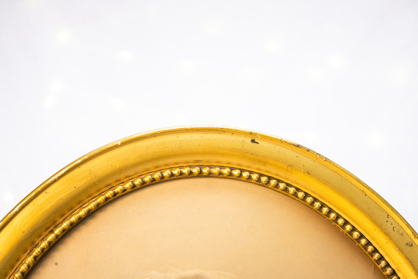 Antique Oval Child Portrait | Gilded Frame | Victorian Era Wall Art