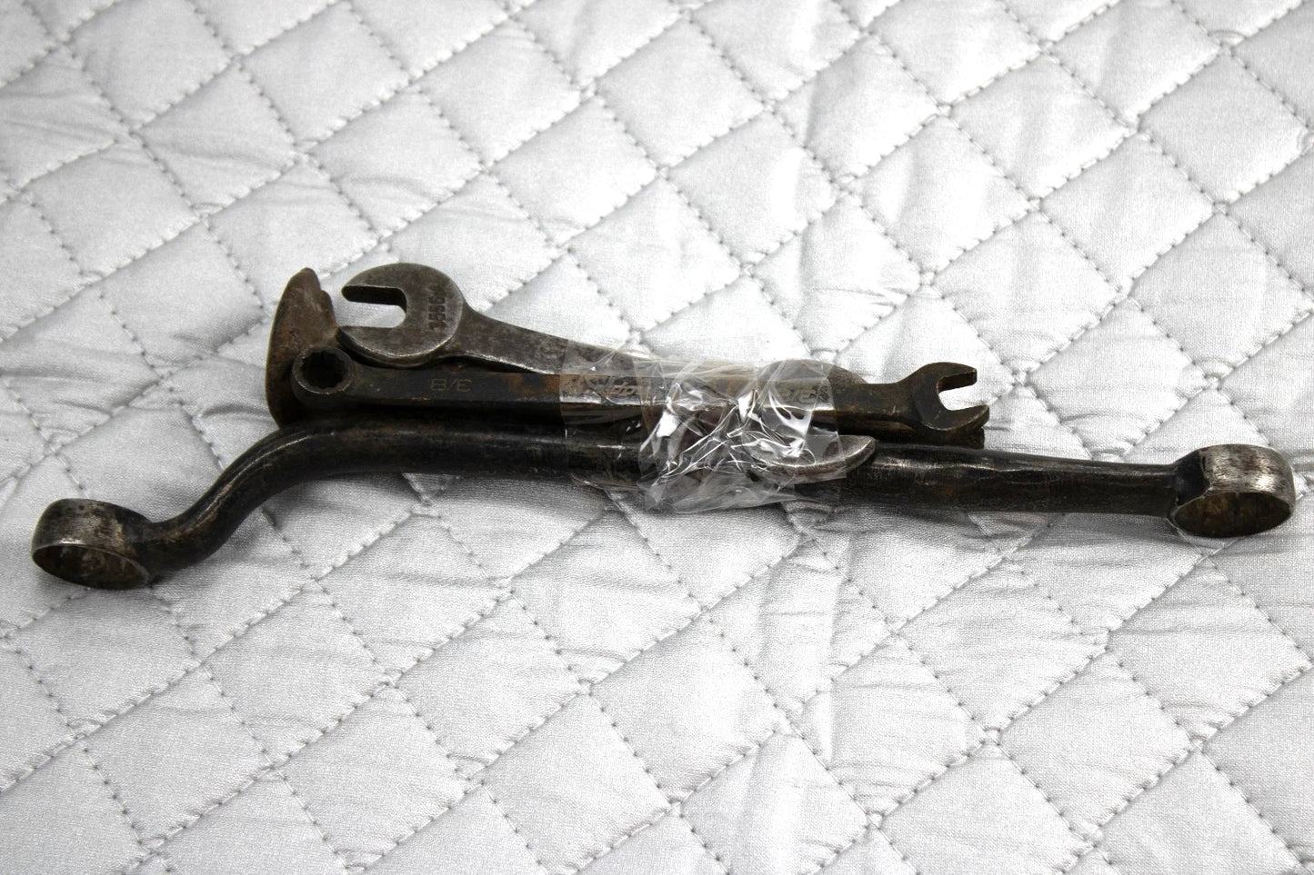 Vintage USA Drop Forged Wrenches | Mixed Lot – 3/8, 3556-4, Curved Box End | Bar