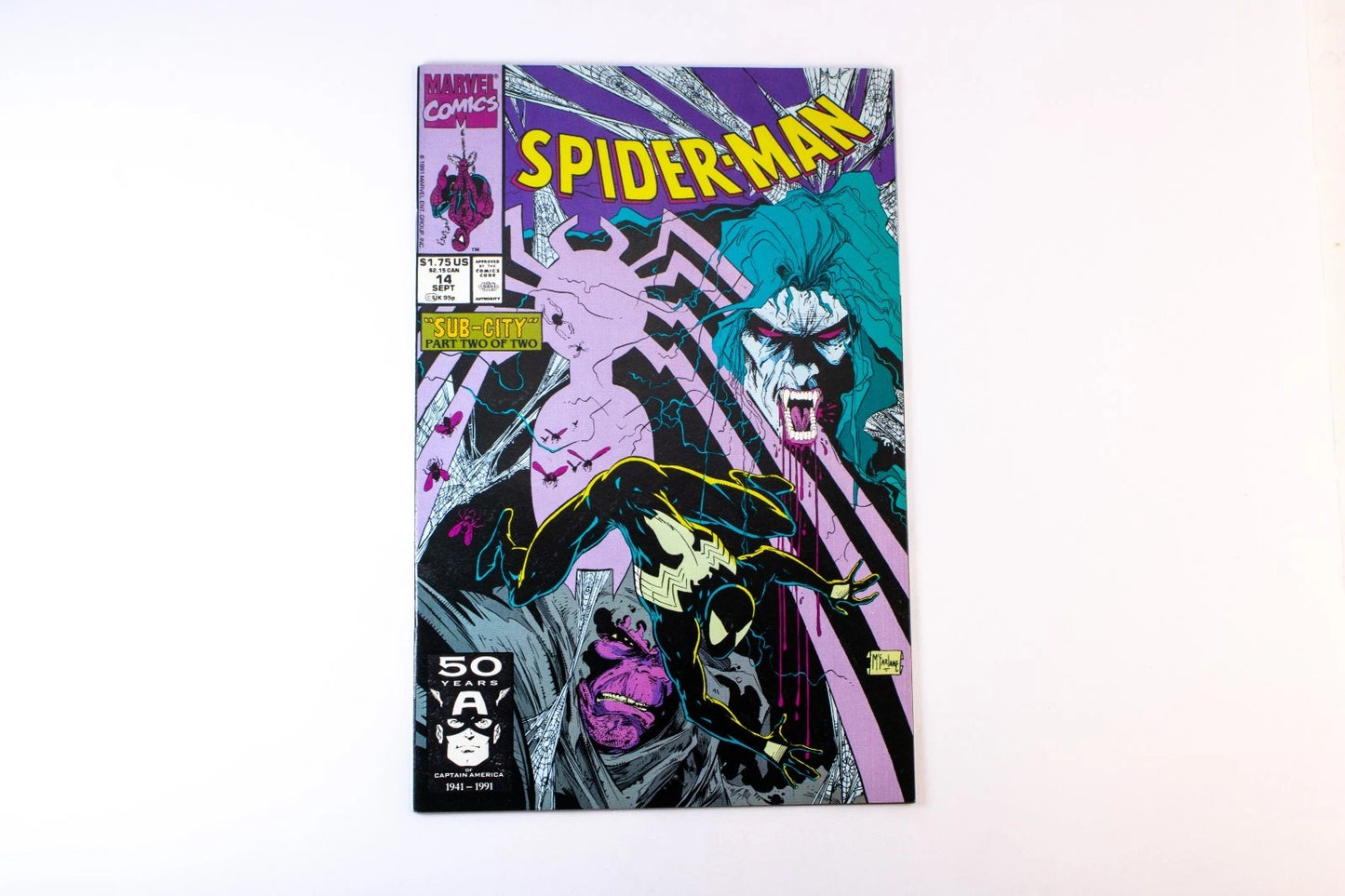 Vintage Spider-Man Comic #14 (1991) – Sub-City Part 2 of 2 – Todd McFarlane