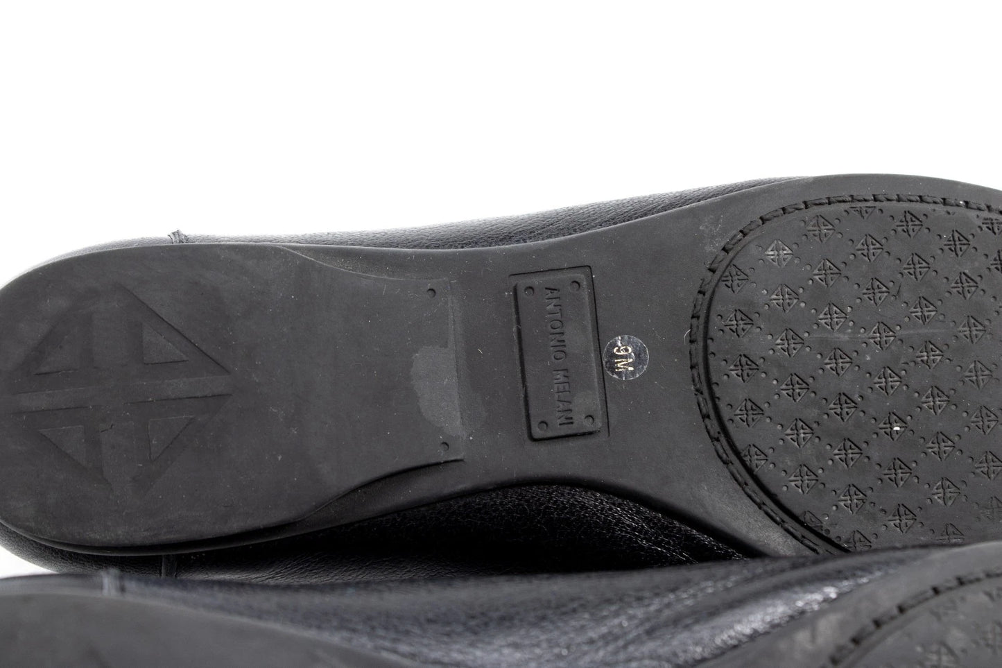 Antonio Melani Audrey Black Leather Loafers – Women’s 9M – Classic Comfort Flats