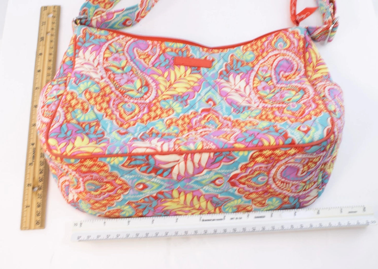 Vera Bradley “Tutti Frutti” Quilted Crossbody Shoulder Bag