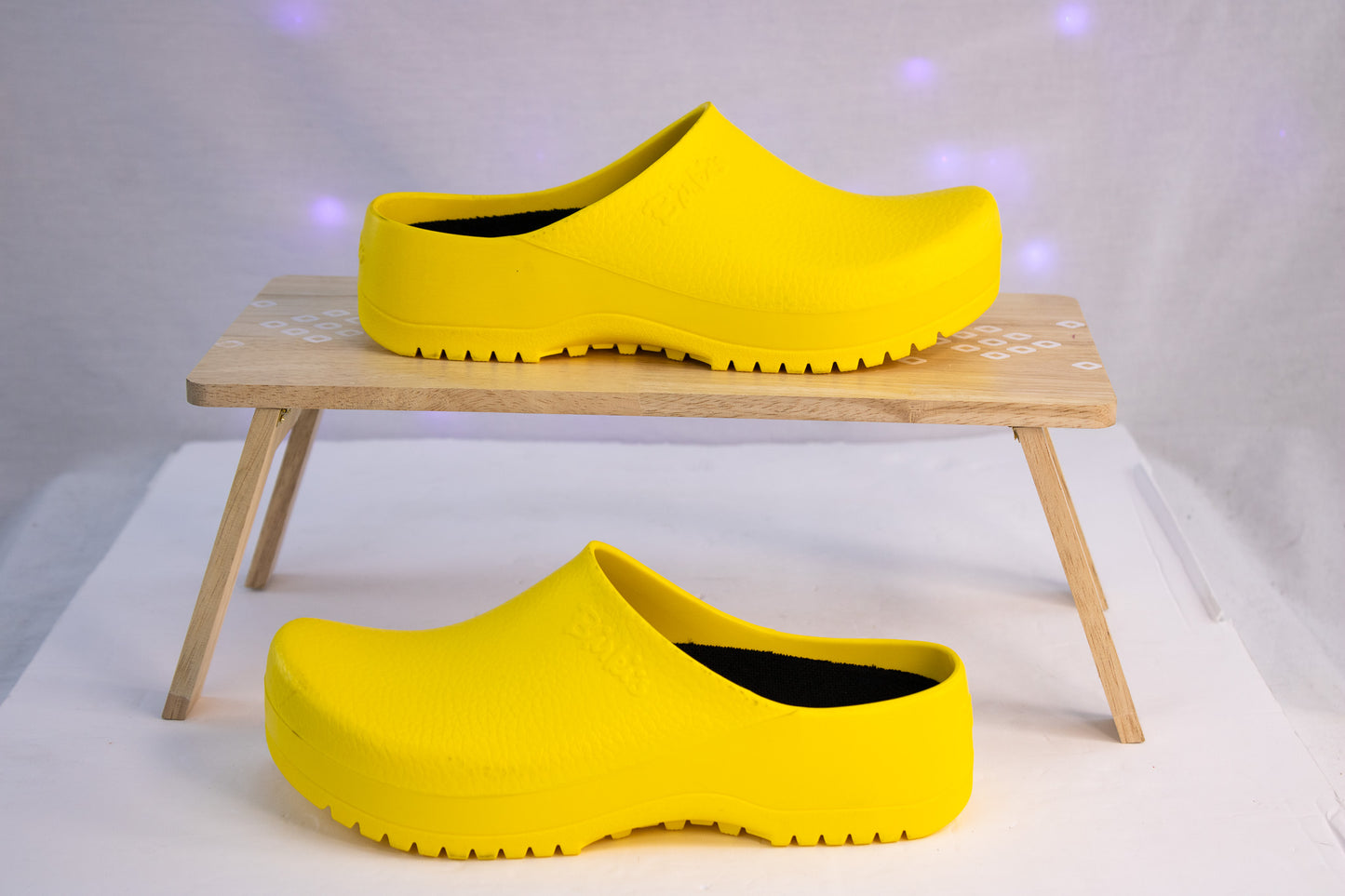Vintage-Style Birkenstock Profi-Birki Yellow Clogs | EU 37