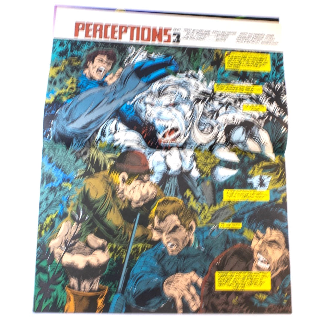 1991 Spider-Man Comic #10 – Marvel – Perceptions Pt. 3/5 – Wolverine & Wendigo
