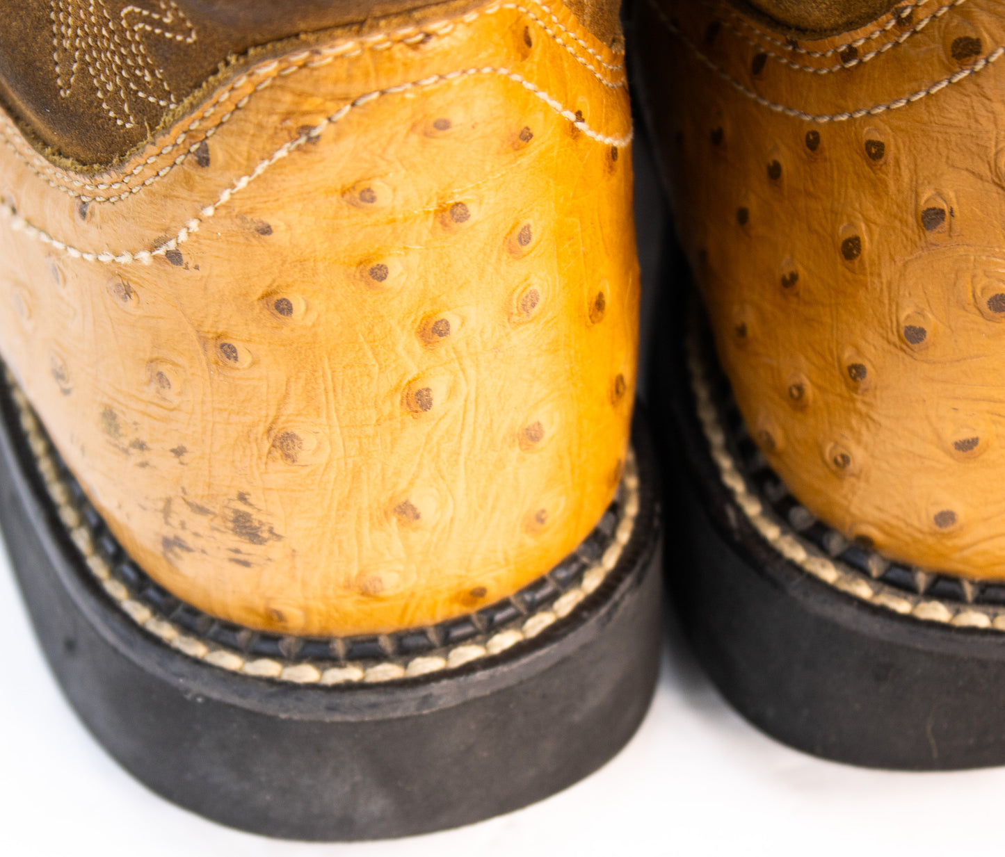 Ariat Fatbaby Ostrich Print Western Boots | Women’s Size 10
