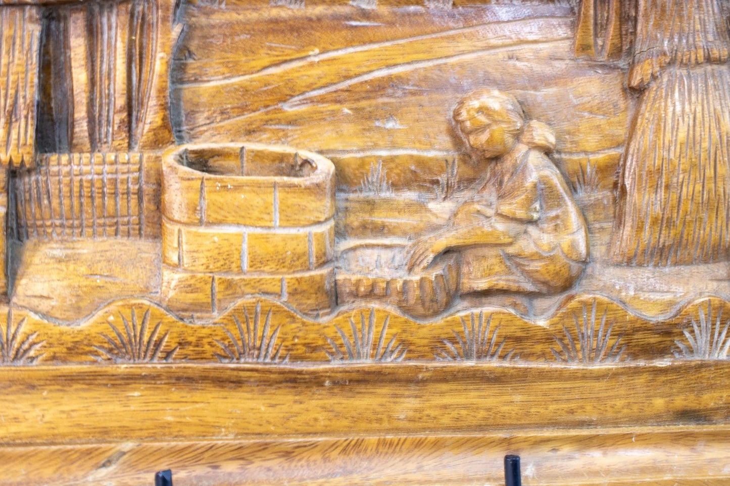 N.C.O. Wives Club Hand-Carved Serving Tray — Clark Air Base, Philippines 🇵🇭 19