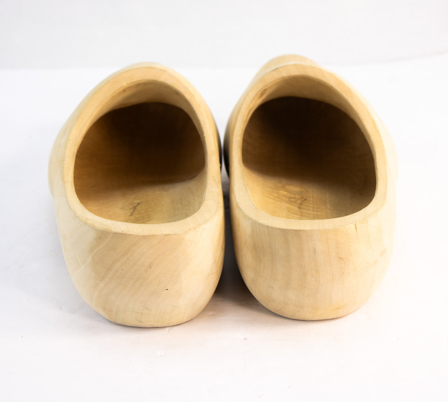 Vintage Wooden Clogs Size 27 EU – Hand-Carved European Folk Art Pair