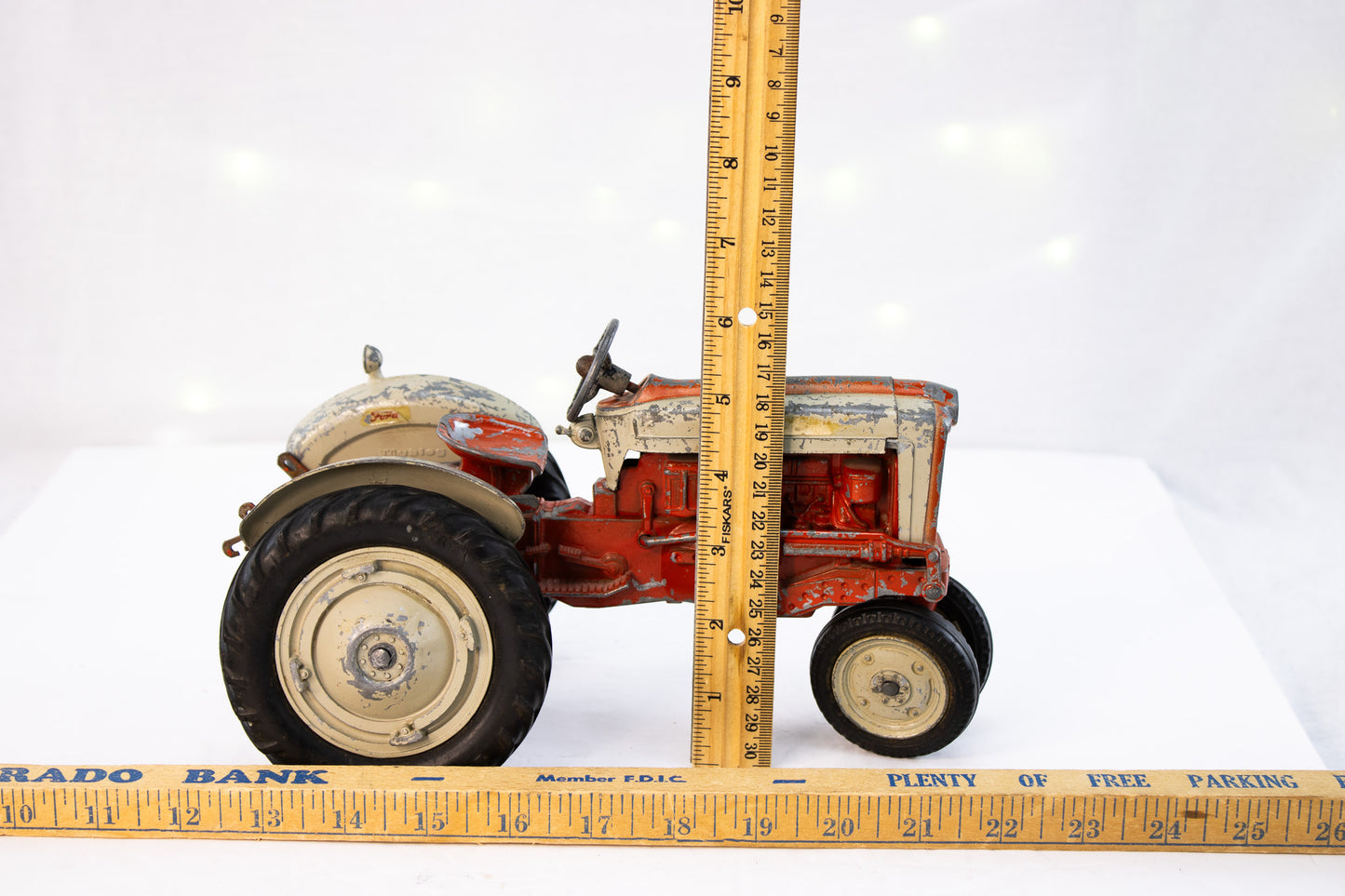 Vintage Hubley Cast Iron Ford Tractor Toy | 1940s Farm Collectible