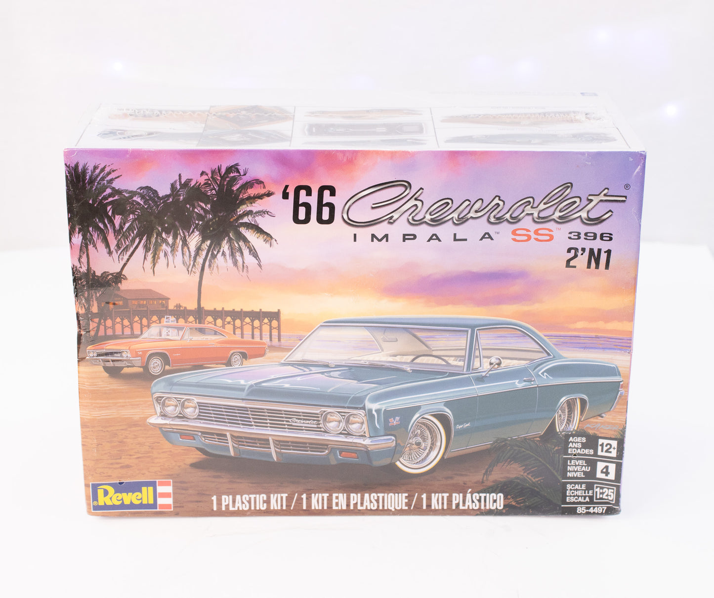 Vintage Revell ’66 Chevrolet Impala SS 396 Model Kit – 1:25 Scale – New in Box