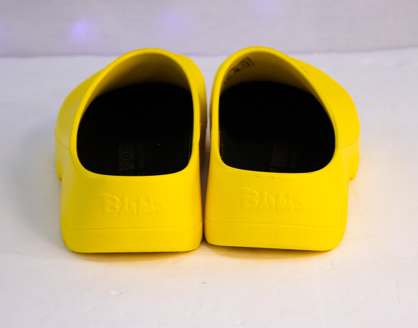 Vintage-Style Birkenstock Profi-Birki Yellow Clogs | EU 37