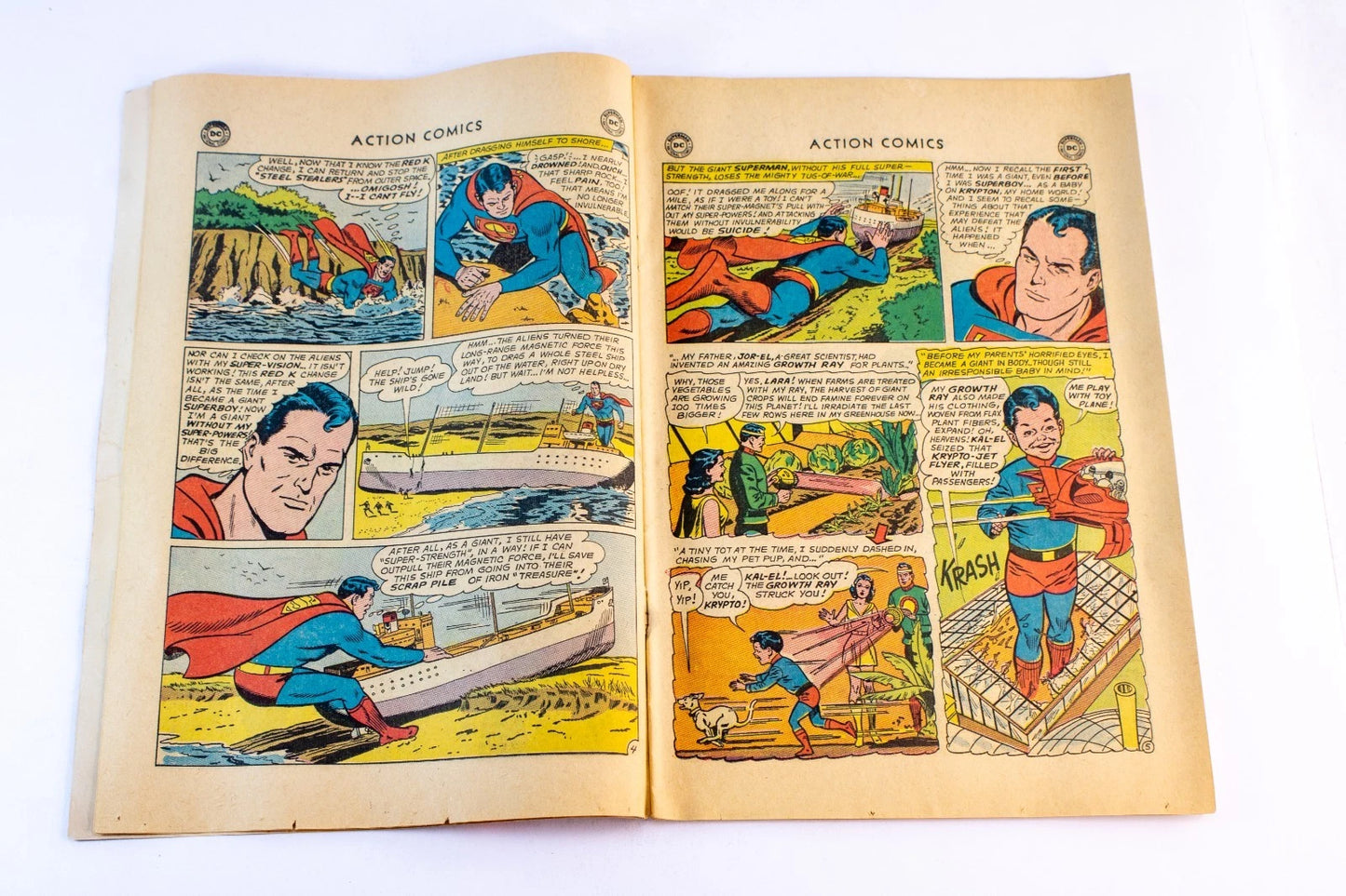 1965 Action Comics #325 – The Skyscraper Superman! – DC Silver Age Comic 12¢
