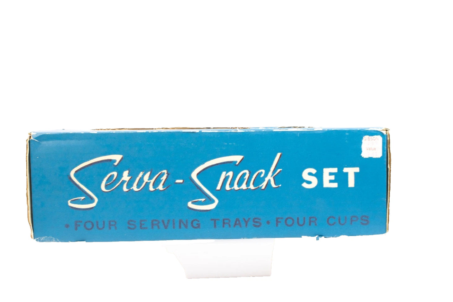 Vintage Anchor Hocking Serva-Snack Set – Original Box, 1950s Glass Hostess Set,