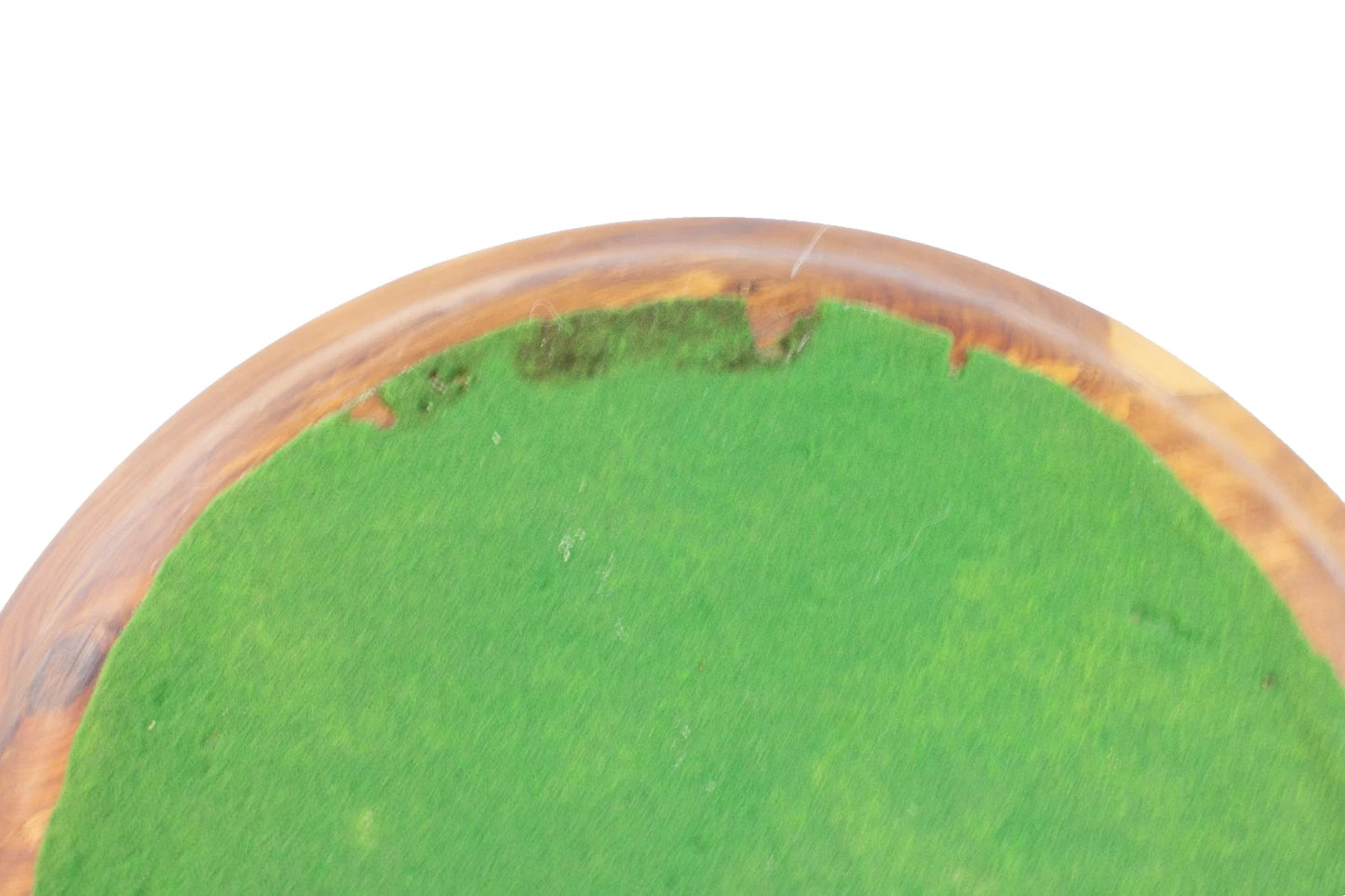 VINTAGE 1950s HAND-TURNED HARDWOOD SERVING BOWL – MIDCENTURY MODERN