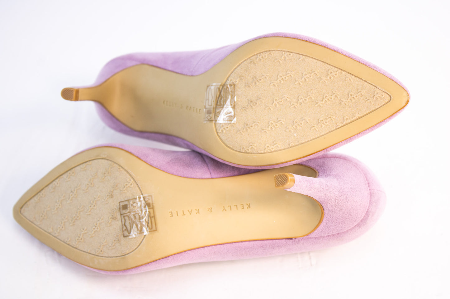 Kelly and Katie Lavender Suede Pumps – Astivia Heels – Size 7.5