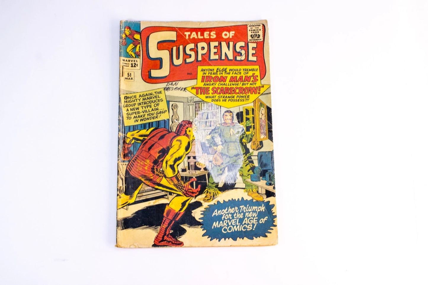 🔥 1964 Marvel Comics Tales of Suspense No. 51 – Iron Man vs. The Scarecrow! –