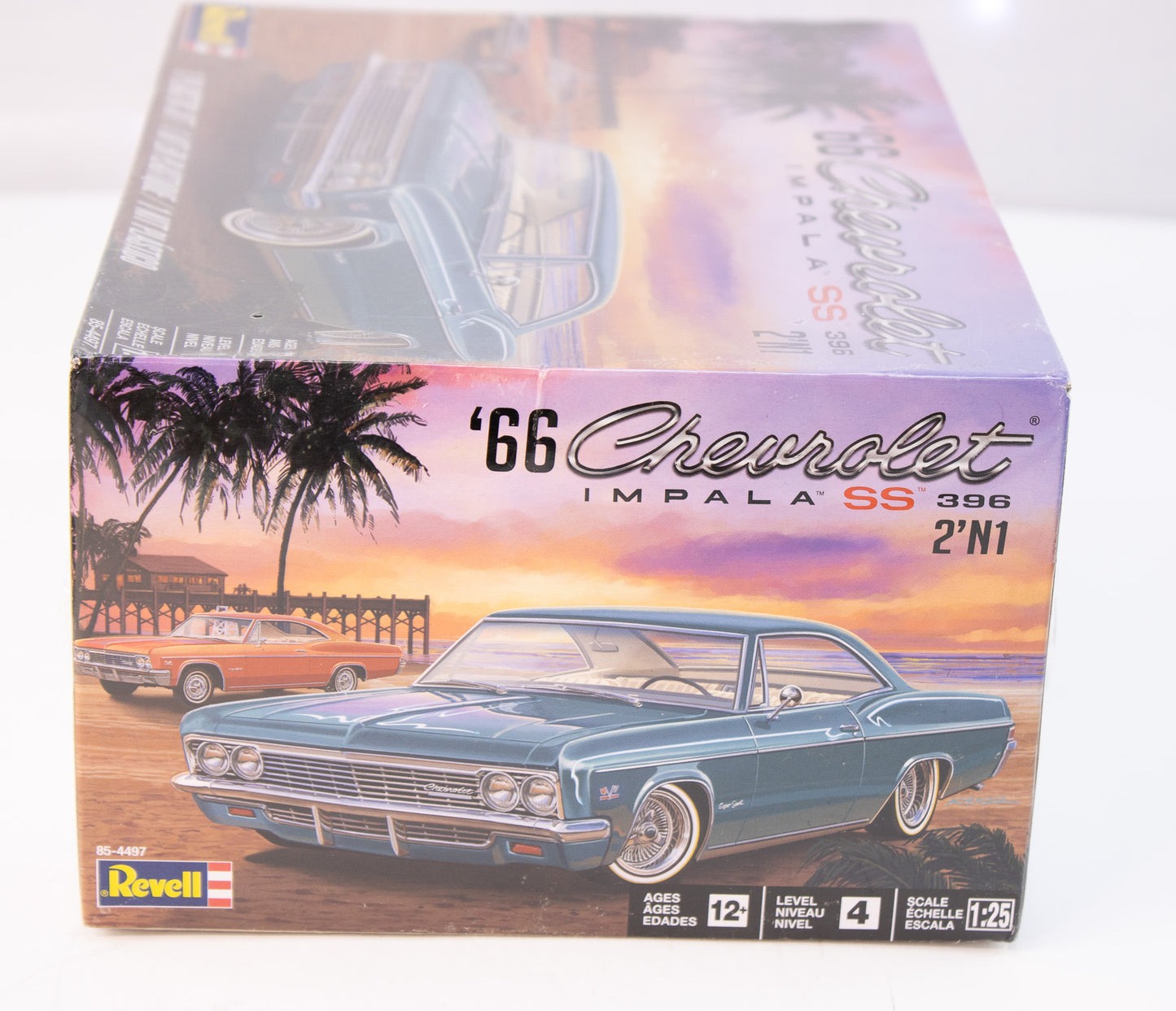 Vintage Revell ’66 Chevrolet Impala SS 396 Model Kit – 1:25 Scale – New in Box