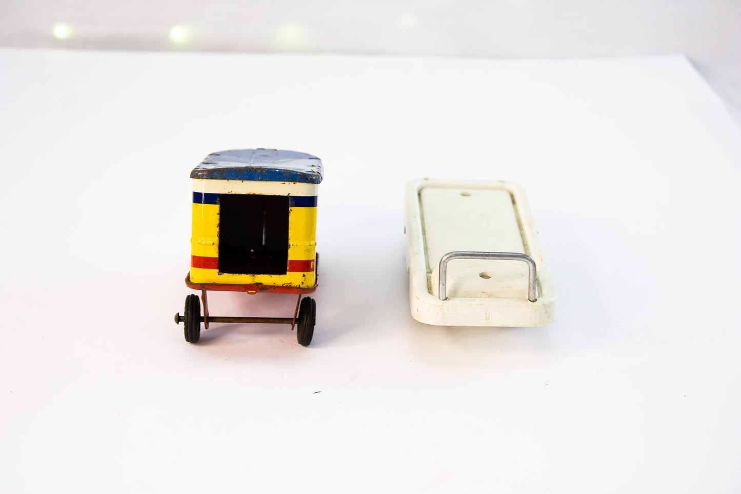 Vintage Toy Truck Trailer Lot | Tonka, Produce Van & Mid-Century Tin Haulers