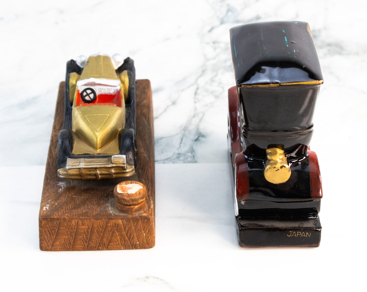 Car Coin Banks Lionstone Stutz Bearcat & Japan Ceramic Bank