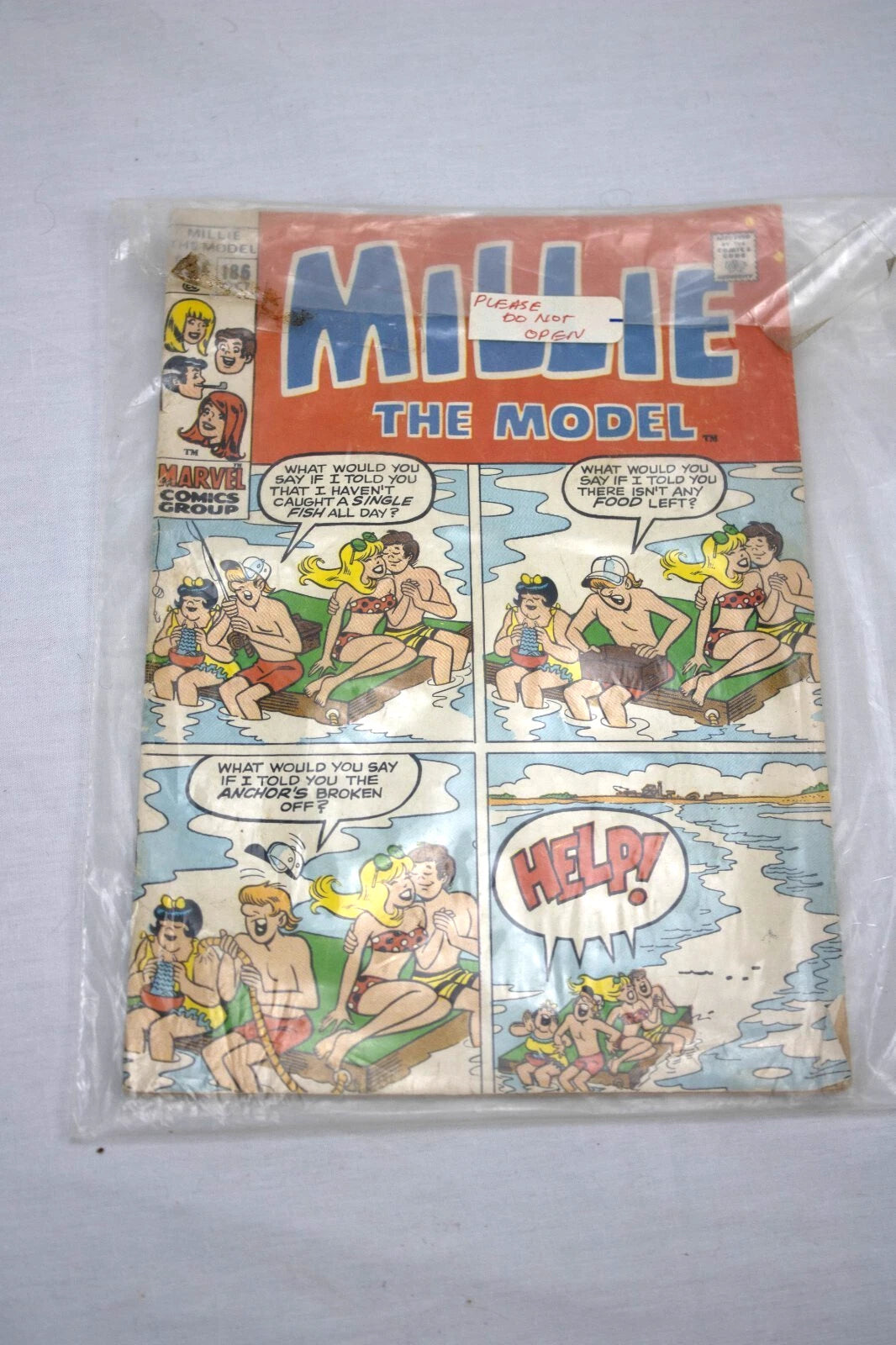 Millie the Model #186 – Vintage Marvel Romance Comedy Comic | Beach Humor Issue