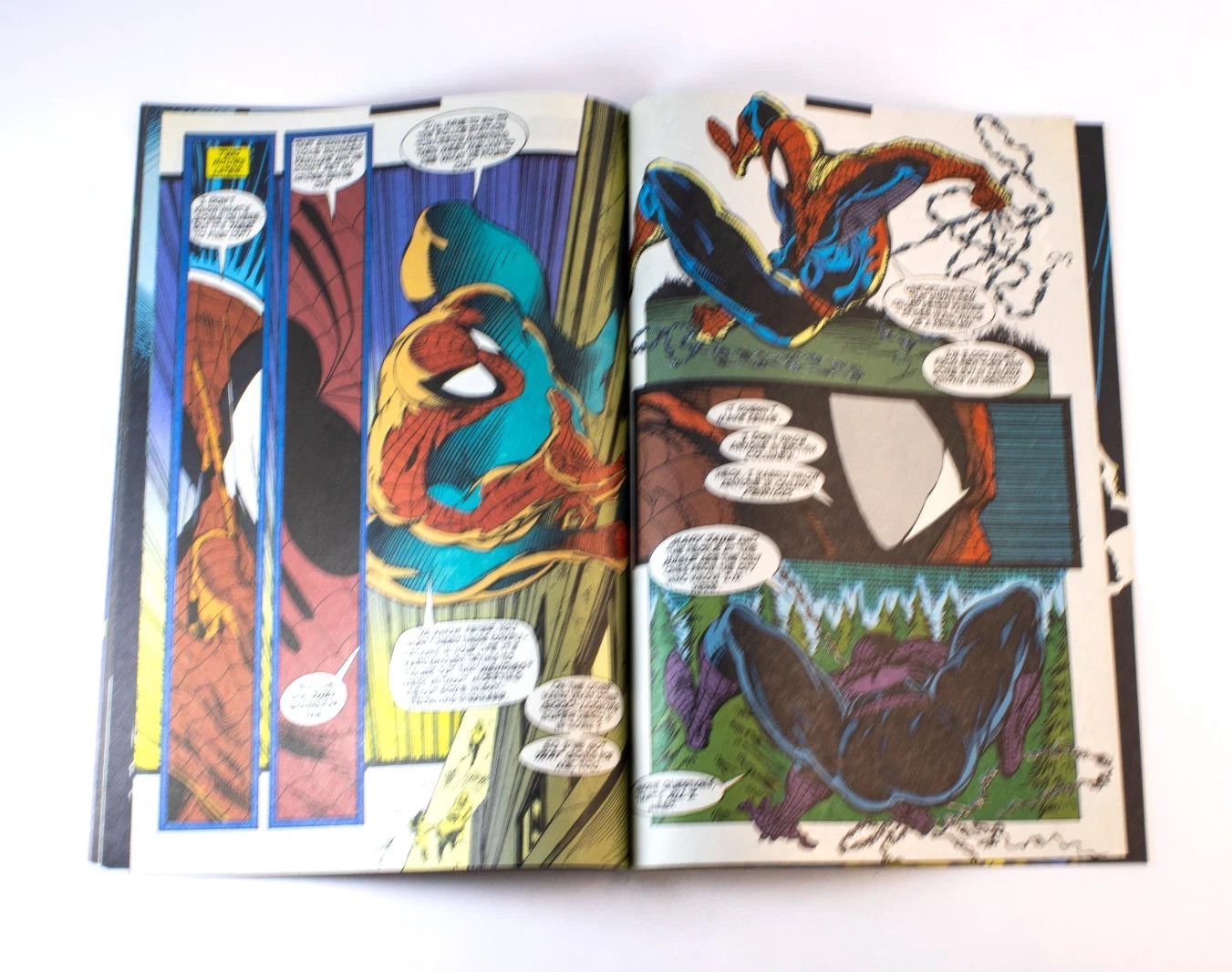 1991 Spider-Man Comic #10 – Marvel – Perceptions Pt. 3/5 – Wolverine & Wendigo