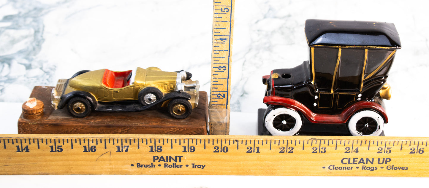 Car Coin Banks Lionstone Stutz Bearcat & Japan Ceramic Bank