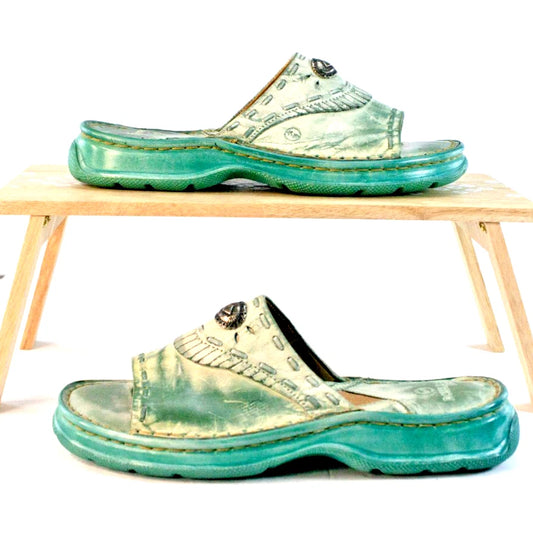 🌟 Double H Bods Vintage Western Sandals 🌟