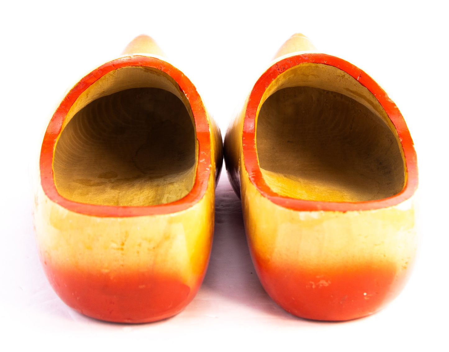 Vintage Dutch Wooden Clogs – Hand Painted Holland Windmill Folk Art Shoes