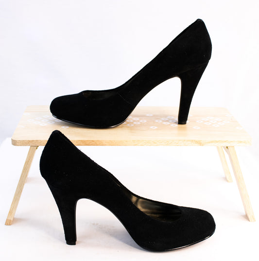 Steve Madden Black Suede Pumps | Women’s Size 8.5 | Classic Heels