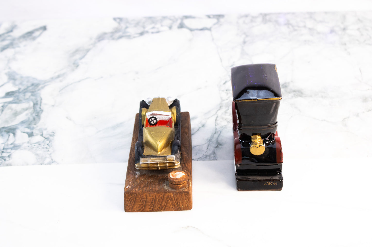 Car Coin Banks Lionstone Stutz Bearcat & Japan Ceramic Bank