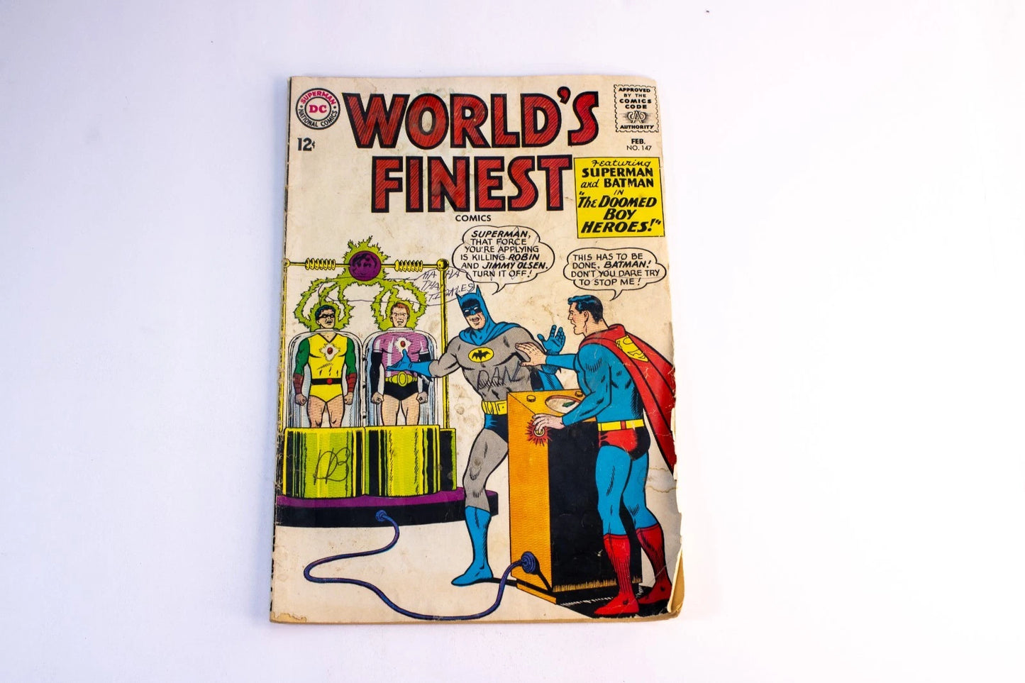 🔥 3-Issue Lot – World’s Finest Comics #147 (1965), #150 (1965), #157 (1966)