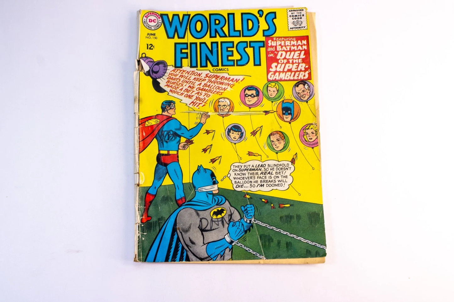🔥 3-Issue Lot – World’s Finest Comics #147 (1965), #150 (1965), #157 (1966)