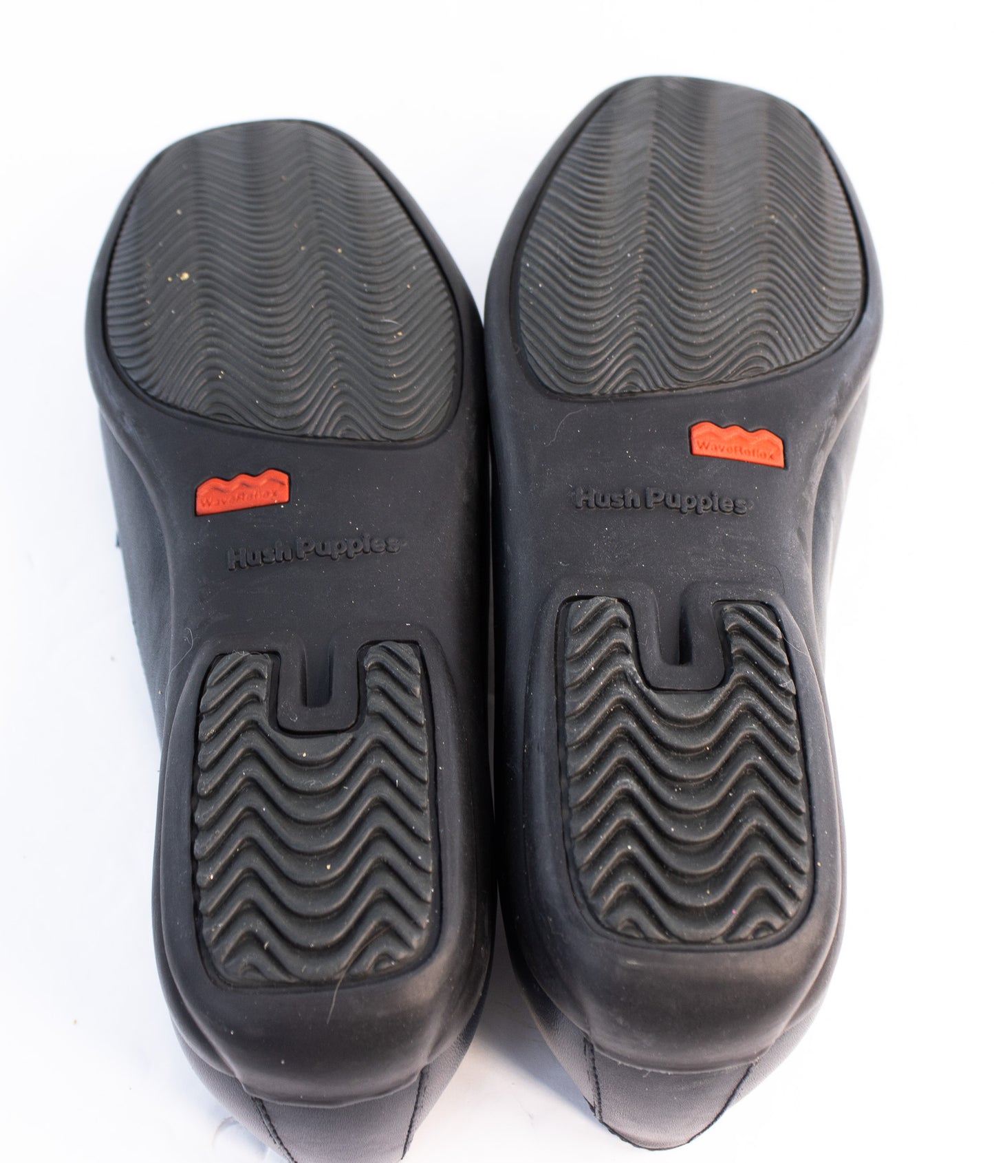 Hush Puppies Black Leather Loafers Women’s 7.5 – WaveReflex Comfort