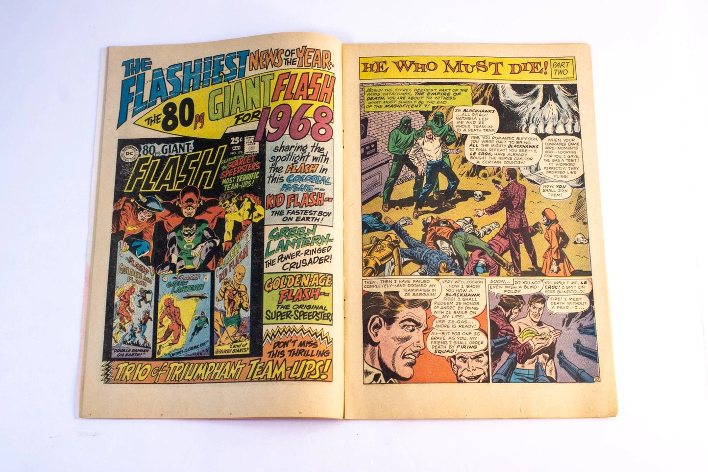 🔥 Blackhawk #240 (DC Comics, May 1968) — “He Who Must Die” — Silver Age Classic