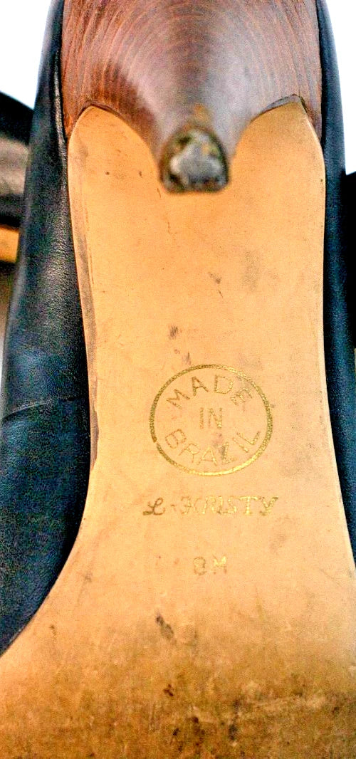 🔥 Classic Nine West “L-Kristy” Heels – Size 8M – Made in Brazil 🔥