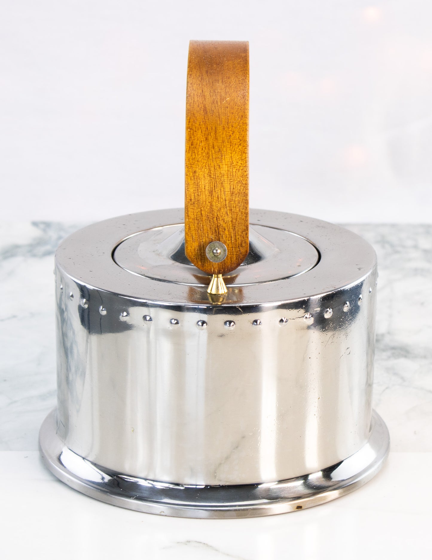 Aluminum Tea Kettle | Wood Handle Stovetop Kettle | 1950s–60s